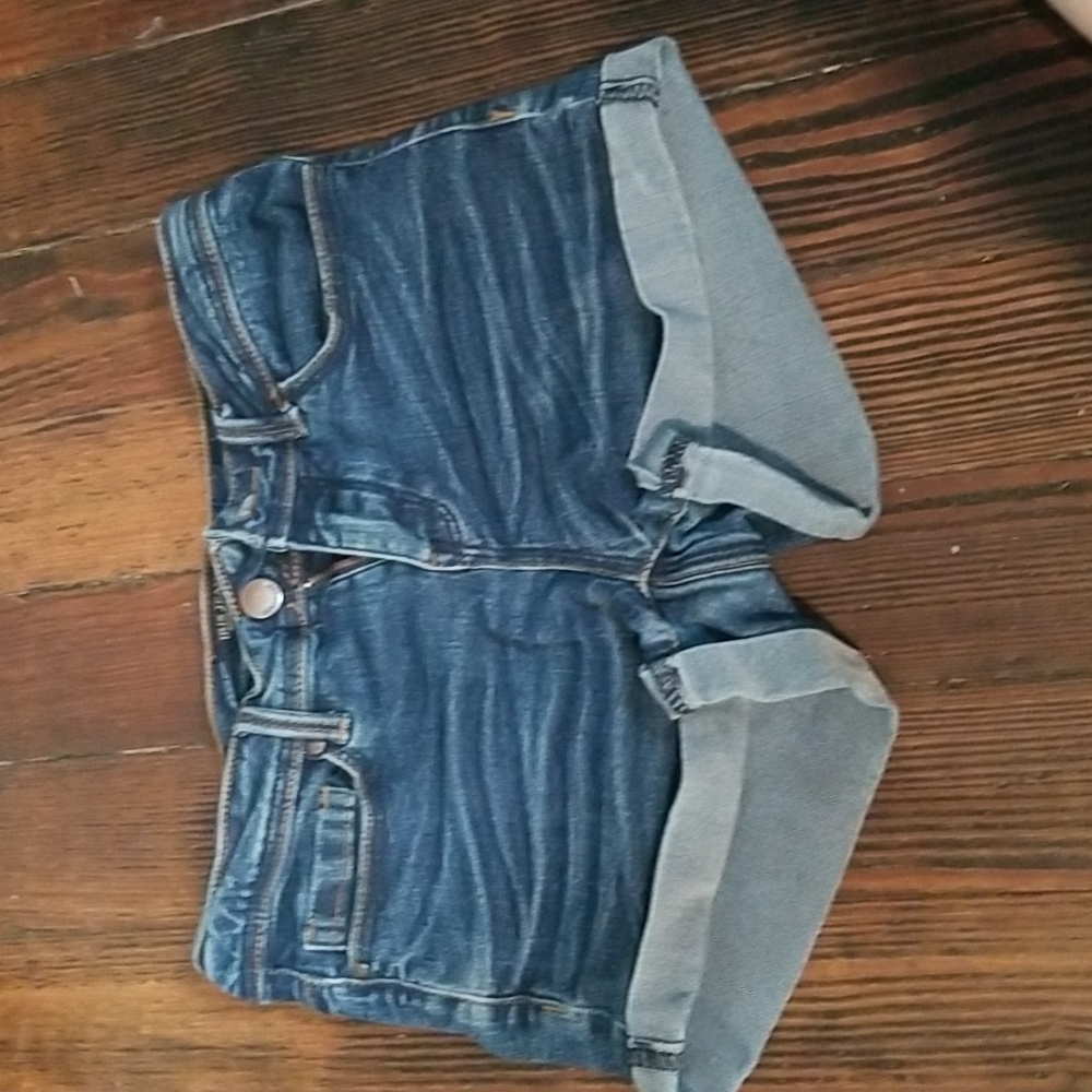 Jean shorts, small, blue